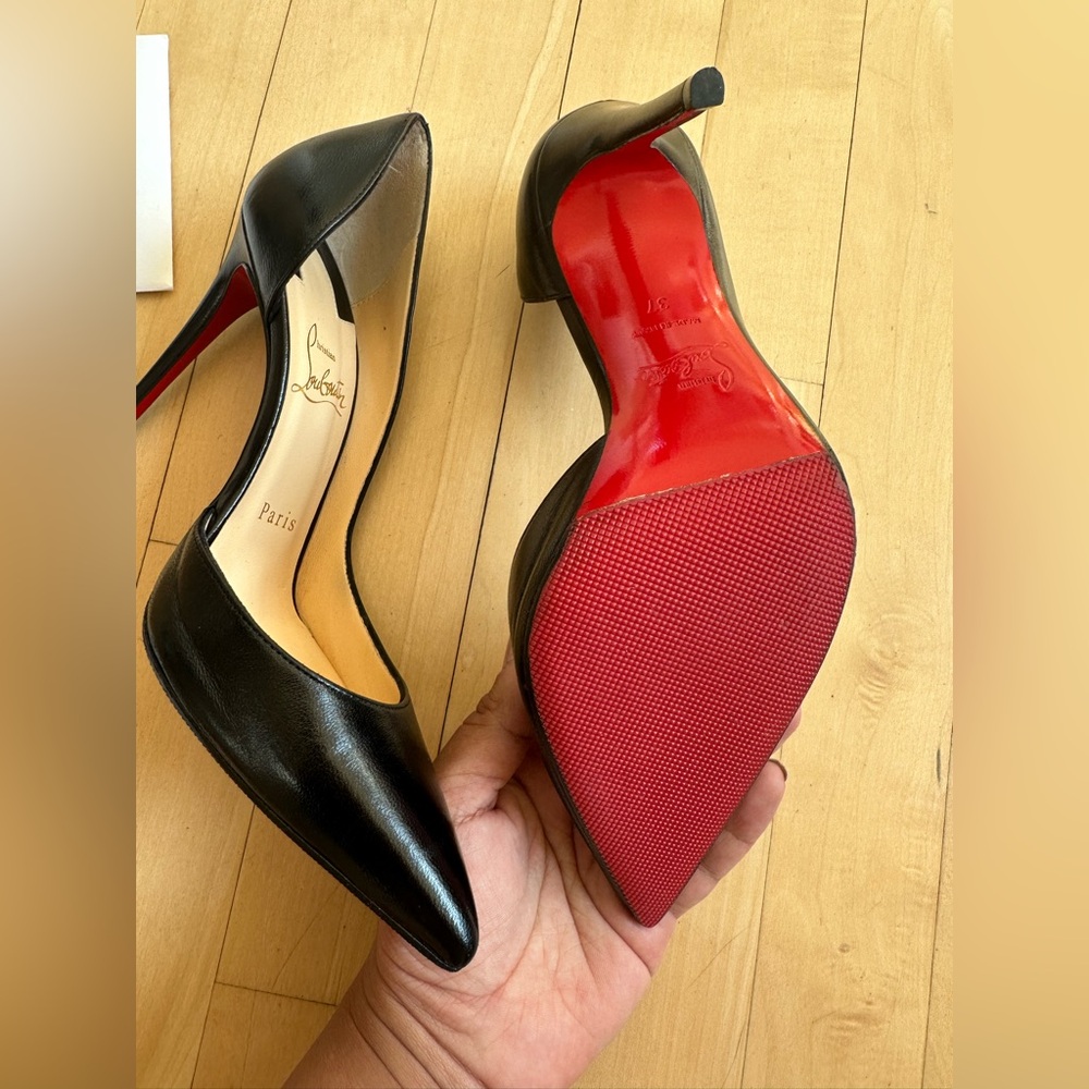 Black Christian Louboutin Heel Size 37